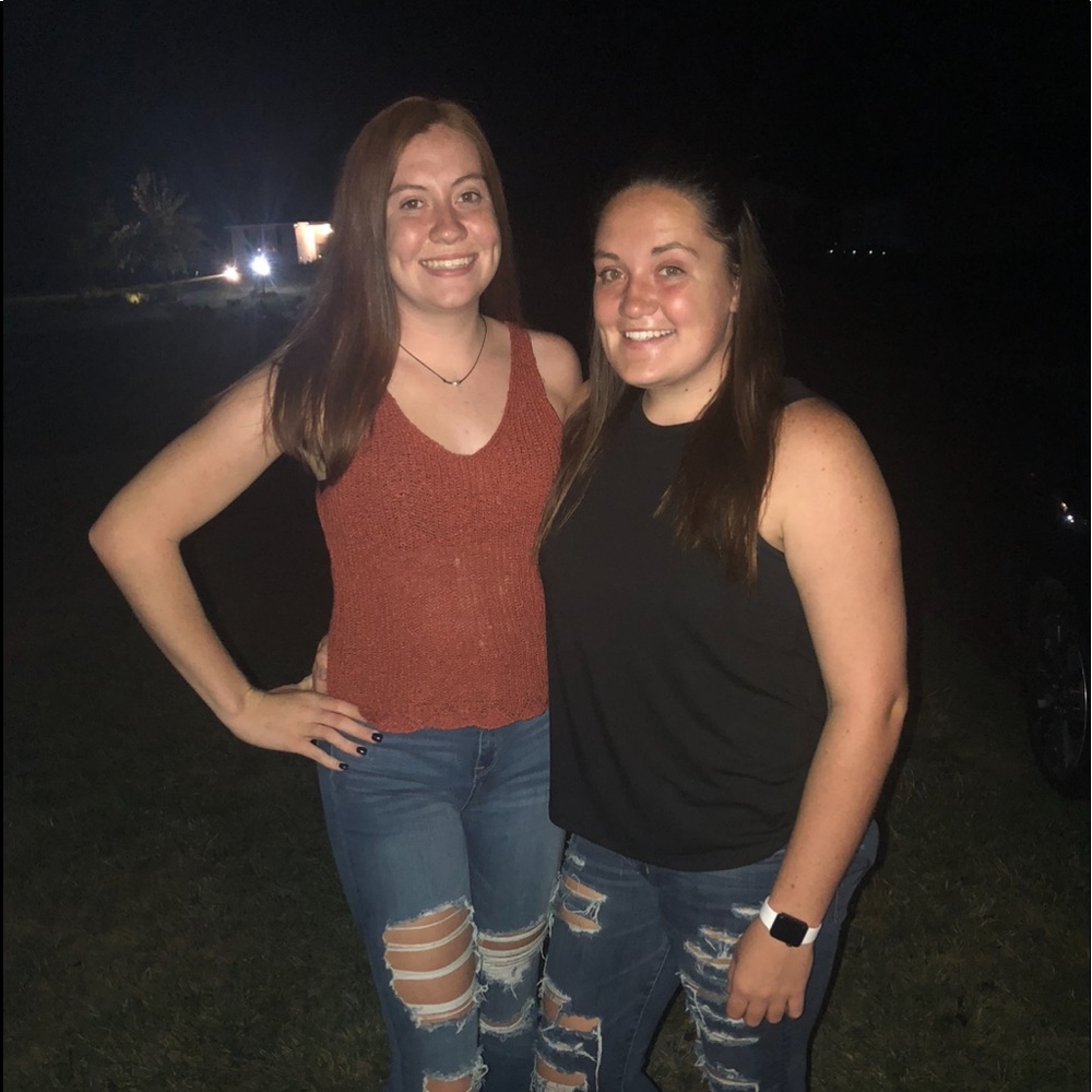 Hooked Up Knitted Cinnabar Tank - Picture 6 of 6